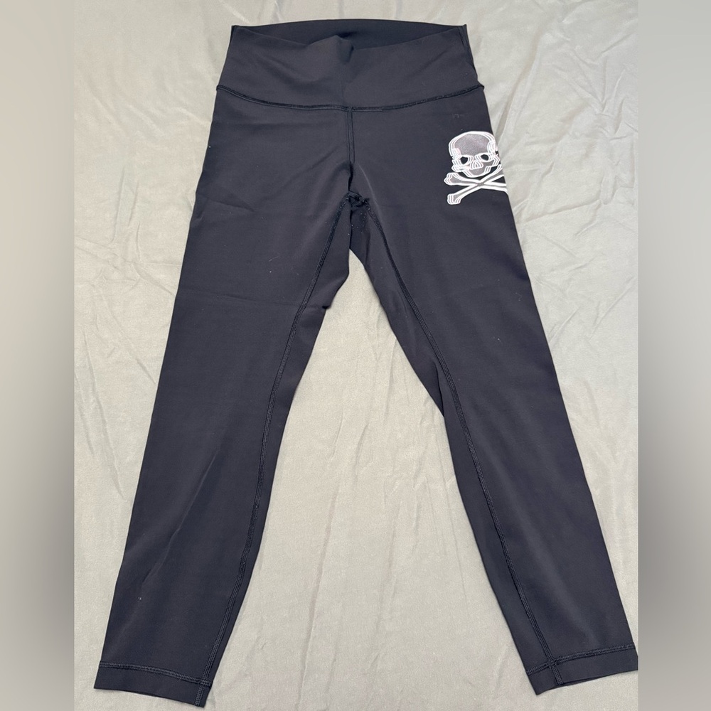 Lululemon SoulCycle Cropped Leggings with Skull